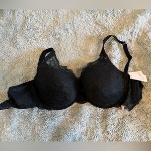 NWT Black Lace Bra
